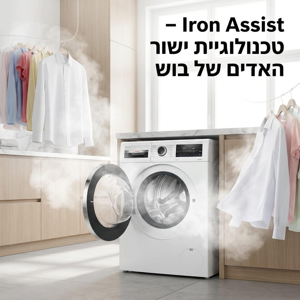 מה זה Iron Assist? המדריך המלא לטכנולוגיית ישור האדים של בוש