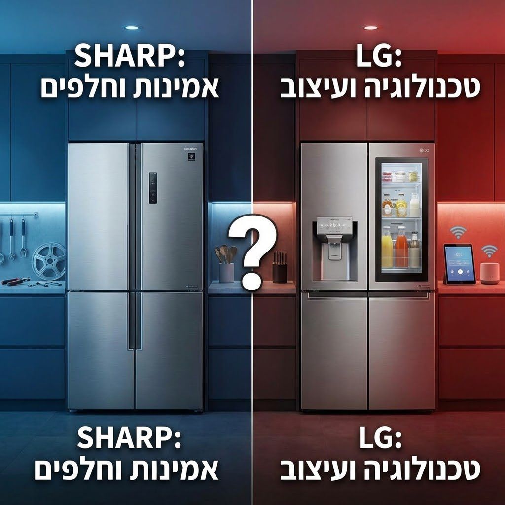 שארפ או LG? השוואה מקיפה של אמינות וחלקי חילוף