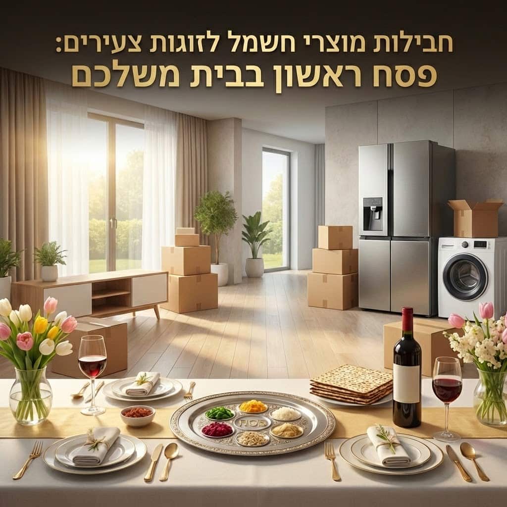 חבילות מוצרי חשמל לזוגות צעירים: פסח ראשון בבית משלכם