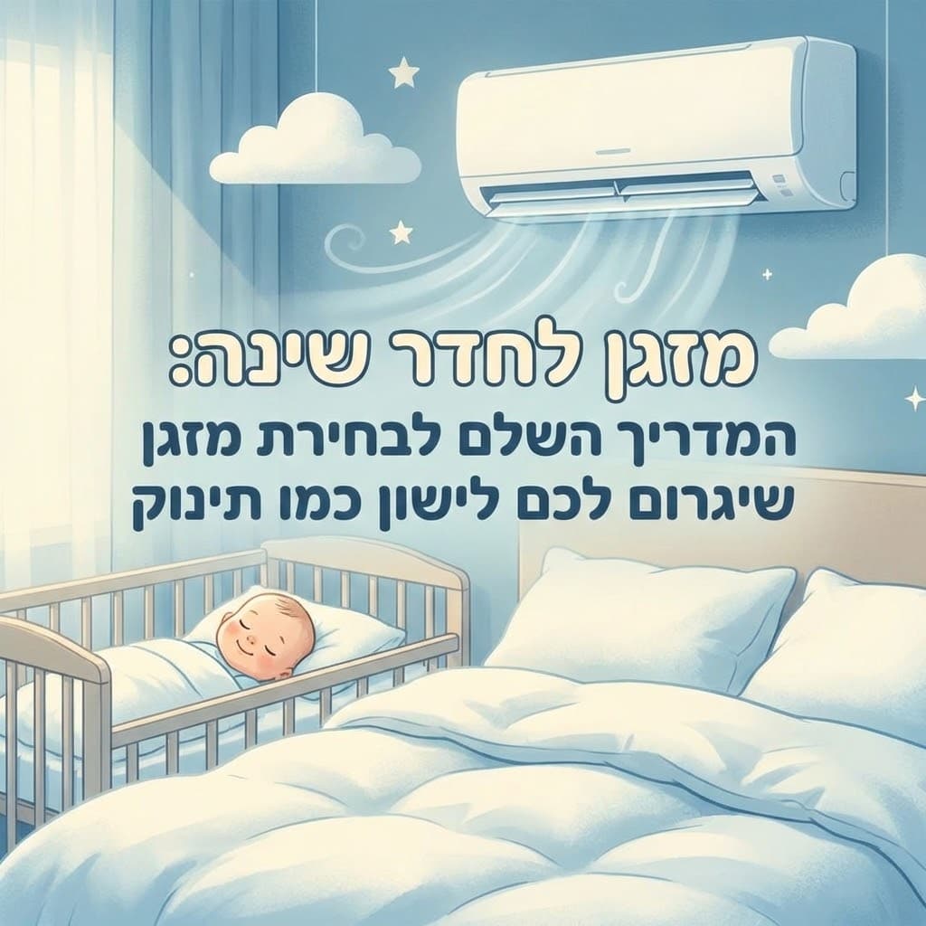 מזגן לחדר שינה: המדריך השלם לבחירת מזגן שיגרום לכם לישון כמו תינוק