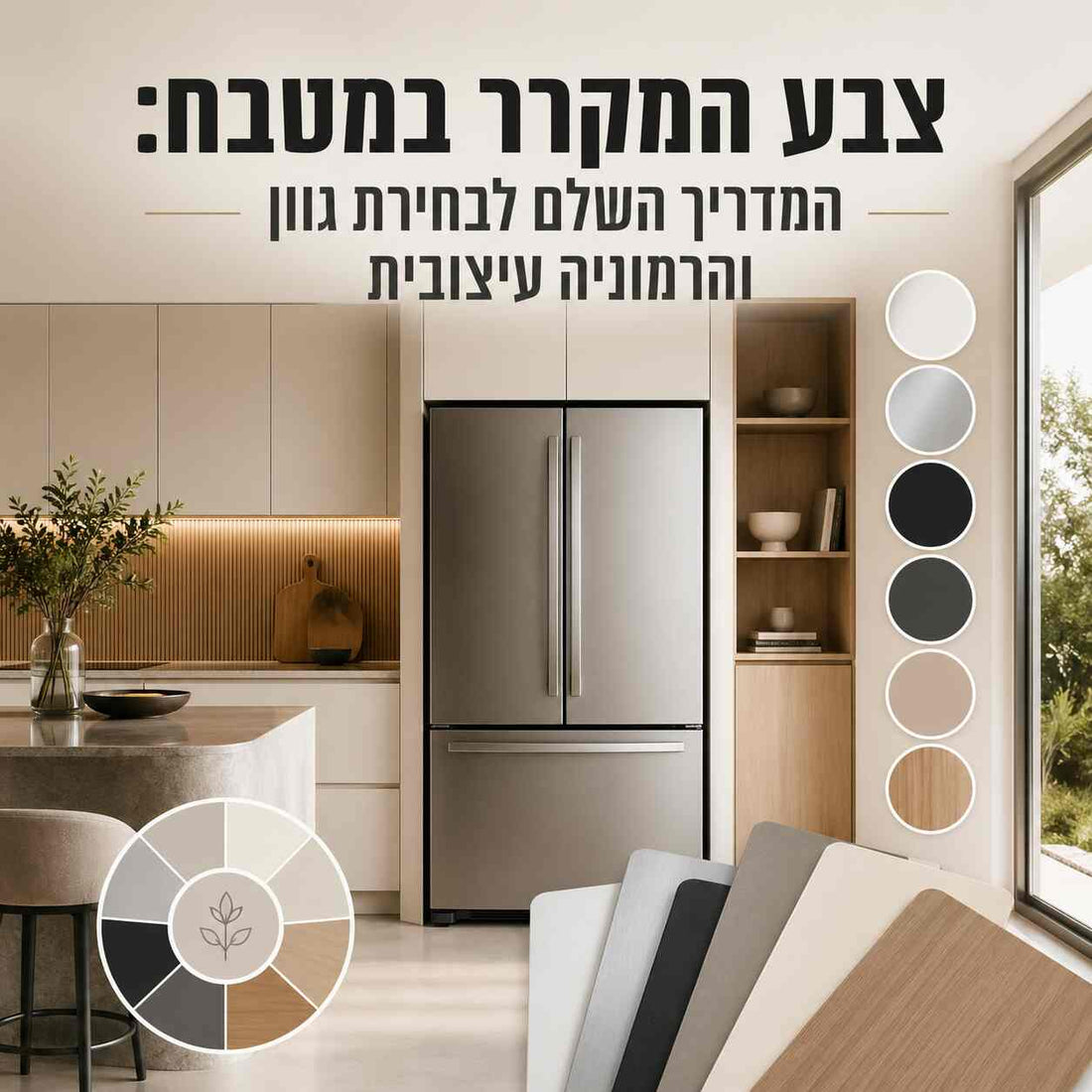 המדריך העיצובי המושלם: צבע המקרר – איך לבחור גוון שמשתלב בהרמוניה במטבח