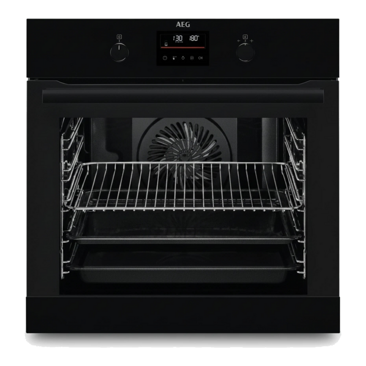 תנור האפייה AEG בנוי בילט אין דגם BEB331110 Black שחור