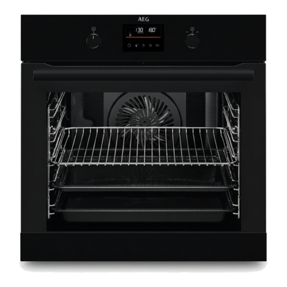 תנור האפייה AEG בנוי בילט אין דגם BEB331110 Black שחור