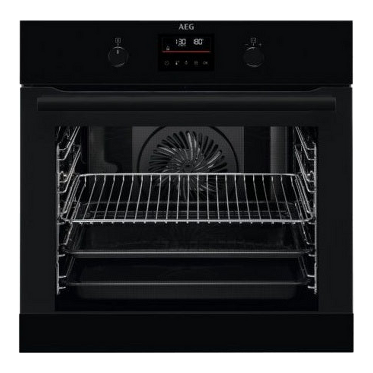 תנור האפייה AEG בנוי בילט אין דגם BEB331110 Black שחור