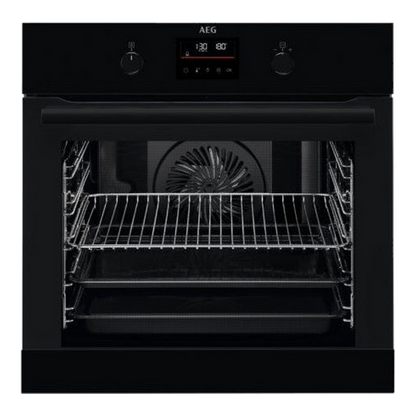 תנור האפייה AEG בנוי בילט אין דגם BEB331110 Black שחור