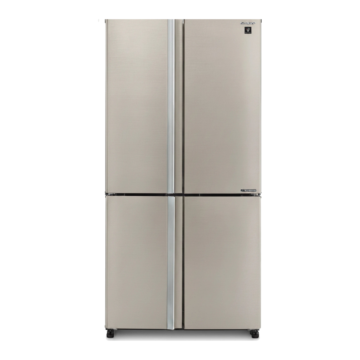 מקרר שארפ 4 דלתות מהדרין 608 ליטר צבע סילבר  Sharp SJ-9260-BS