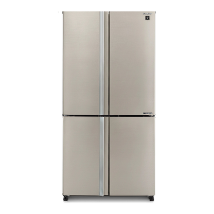 מקרר שארפ 4 דלתות מהדרין 608 ליטר צבע סילבר  Sharp SJ-9260-BS