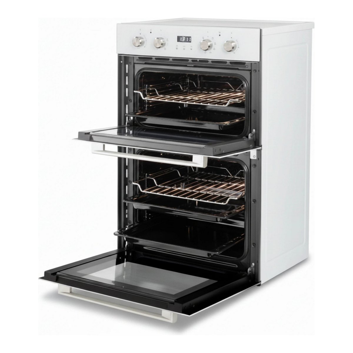 תנור אפיה דלונגי בנוי דו תאי מהדרין לבן DELONGHI DBIS87EDW