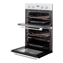 תנור אפיה דלונגי בנוי דו תאי מהדרין לבן DELONGHI DBIS87EDW