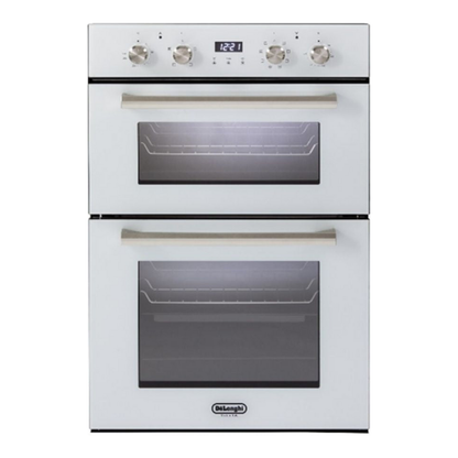 תנור אפיה דלונגי בנוי דו תאי מהדרין לבן DELONGHI DBIS87EDW