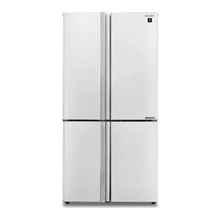 מקרר שארפ 4 דלתות מהדרין 611 ליטר לבן Sharp SJ-9270-WH יצרן קוביות קרח