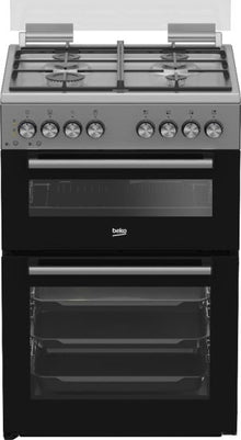 תנור  בקו דו־תאי משולב כיריים גז BEKO KFDM6126BX  נירוסטה, בנפח כולל של 110 מהדרין בדץ העדה החרדית