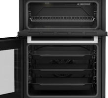 תנור  בקו דו־תאי משולב כיריים גז BEKO KFDM62128BW  לבן, מהדרין בד"ץ העדה החרדית