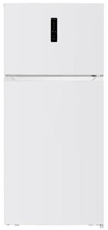 מקרר 2 דלתות TCL P687TM W עם מקפיא עליון בצבע לבן
