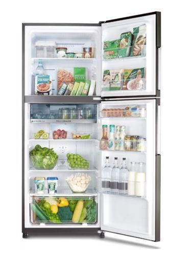 מקרר שארפ מקפיא עליון SHARP 2470-BS נירוסטה 471 ליטר מהדרין
