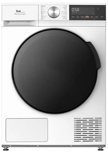 מייבש כביסה סול SOL CD-5355K8 ‏8 ק"ג HEAT-PUMP עם מנוע אינוורטר BLDC ודירוג A++