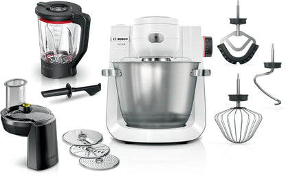 מיקסר בוש 1600 וואט לבן קערה נירוסטה 5.5 ליטר Bosch MUMS6EW22