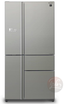 שארפ R9733SL — פקשוט חזית; מתוך גלריית היבואן sj-r9733sl; קובץ 9733SLR-SJlogo.jpg