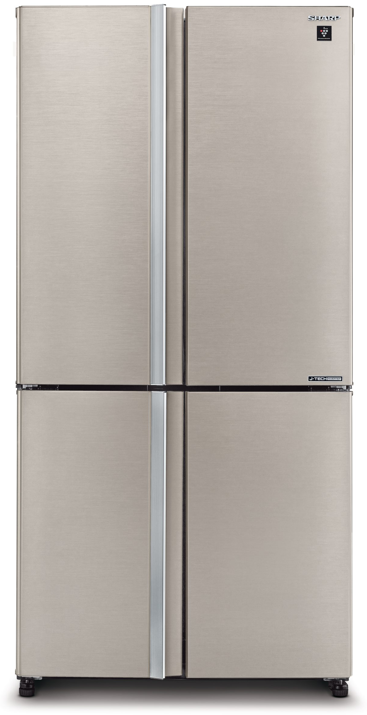 שארפ SJ-8950-BS — פקשוט חזית; מקור מאומת: https://www.sharp-israel.co.il/shop/מקררים/sj-8950sl/ — 57_Bright-Silver-Front_DFF_Metal-2023-8950-scaled.jpg